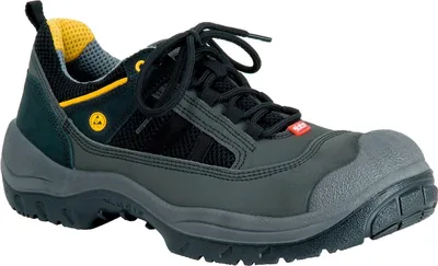 Produktbild von Jalas 3118, Unisex, Sicherheitsstiefel, Schwarz, Gelb, CE, EN ISO 20345:2011, S3 HRO SRB, Gummi, Leder, Textil