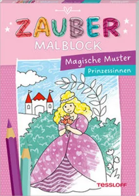 Produktbild von Zaubermalblock. Magische Muster. Prinzessinnen
