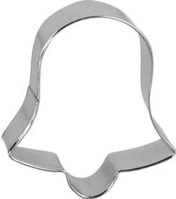 Obrázek produktu pro Vykrajovátka Na Cukroví-Zvoneček,5Cm,Stříbrná