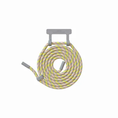 Produktbild von Woodcessories CHA046, Umhängegurt, Grau, Gelb, Baumwolle, 1 Stück(e)