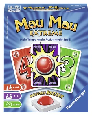 Produktbild von Ravensburger Die flotten Kleinen Ablegespiel Mau Mau Extreme 26701