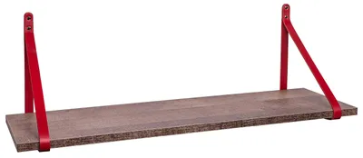 Produktbild von KOTARBAU Wandregal Colonial Grange Oak Schweberegal 120x25x1,8 cm Rot