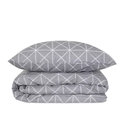Produktbild von Bettwäsche FELIX GREY Baumwolle grau 160x200 cm HOMLA
