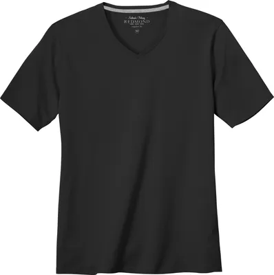 Produktbild von Redmond Basic T-Shirt V-Neck schwarz Übergröße