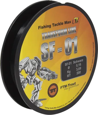 Produktbild von TFT SF-01 Transform Line Schwarz - 200m Forellenschnur, Durchmesser/Tragkraft:0.16mm / 3.69kg