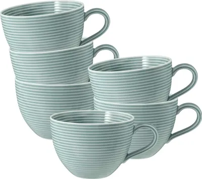 Produktbild von Seltmann Weiden Beat Arktisblau Milchkaffeeobertasse 0,35 l 6er Set