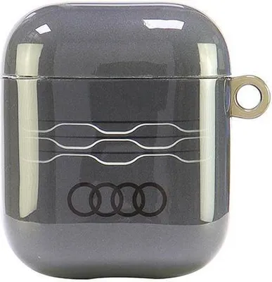 Produktbild von Audi Iml Geometrische Muster Airpods 1/2 Abdeckung Szary/Grau Au-Imlap-A6/D3-Gy