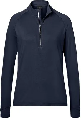 Produktbild von Ladies' Sports  Shirt Half-Zip navy, Gr. S