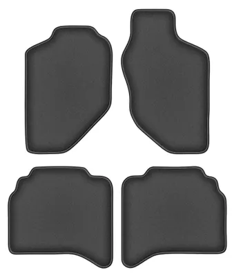Obrázek produktu pro Velurové autokoberce pro: Opel Frontera B 1998-2006 (5dv.) – sada 4 ks, grafitové, na míru – Wielganizator DURBAN