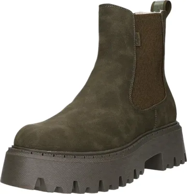 Produktbild von Buffalo Damen Elegante Stiefelette Aspen Chelsea Warm 1270120 Grün
