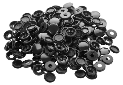 Produktbild von SOTECH Kunststoffabdeckkappe für Schrauben schwarz (100 Stück)