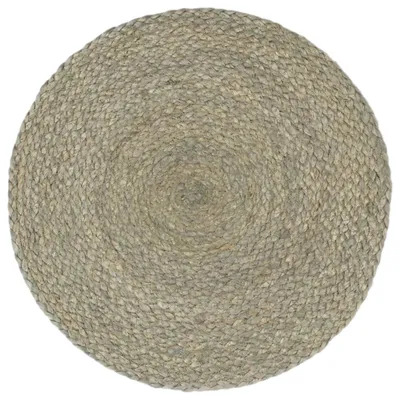 Immagine prodotto di "Saldi invernali "Set di 6 tovagliette in juta grigie rotonde da 38 cm - Tovagliette - clorisNew5476798