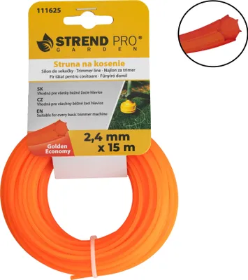 Produktbild von Trimmerfaden Golden Economy 2,4 mm, L-15 m, HEX 10 Stück
