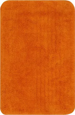 Produktbild von vidaXL Badematten-Set 3-tlg. Stoff Orange