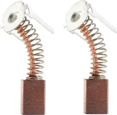 Produktbild von 2x Trade-Shop Bronze Motorkohlen Kohlebürsten 4,5x8x11mm kompatibel mit Bosch GSB 140-LI, GSB 180-LI, GSR 18V-21, GSB 18V-21 Bohrschrauber