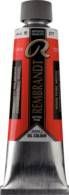 Image de Rembrandt peinture à l'huile en tube 150 ml rouge permanent 377