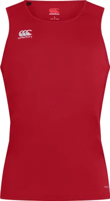 Image de Canterbury - "Club Dry" Haut sans manches pour hommes PC4375 (L) (Rouge)
