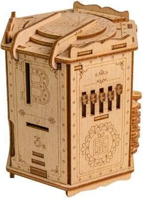 Zdjęcie produktu dla drewniane mechaniczne puzzle 3D Fort Knox Pro