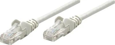 Produktbild von Intellinet Premium Netzwerkkabel, Cat6, S/FTP, 100% Kupfer, Cat6-, LS0H, RJ45-Stecker/RJ45-Stecker, 20,0 m, grau, 20 m, Cat6, S/FTP (S-STP), RJ-45, RJ-45, Grau