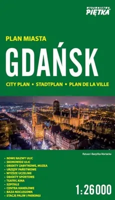 Imagen del producto de Gdańsk: Plan de la ciudad a escala 1:26.000. PARTE INFERIOR