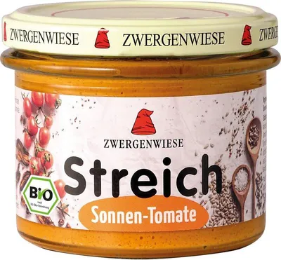 Produktbild von Zwergenwiese Sonnen-Tomate Streich 6x180g