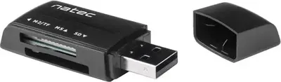Zdjęcie produktu dla NATEC ANT 3 Mini, Memory Stick (MS), MicroSD (TransFlash), MiniSD, MMC, MS Micro (M2), MS PRO, MS PRO Duo, RS-MMC,..., Czarny, 480 Mbit/s, USB 2.0