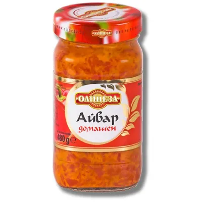 Produktbild von Olinesa Ajvar Gemüsezubereitung Hausmacher Art 480g – Traditionelle Spezialität aus Paprika und Auberginen
