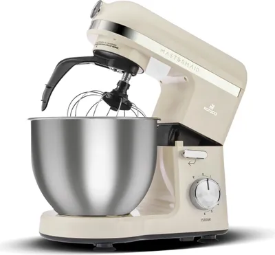 Zdjęcie produktu dla Dwuramienny robot kuchenny Karaca Mastermaid Chef Pro, 1500 W, Soft Cream