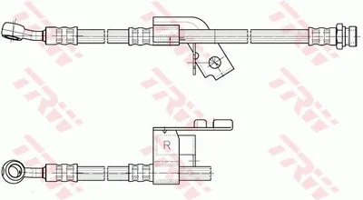 Produktbild von TRW PHD957 Bremsschlauch Hinten Rechts für HYUNDAI GETZ (TB)