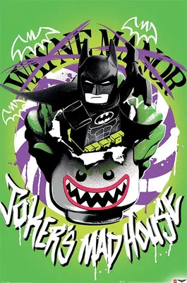 Obrázok produktu pre Lego Batman – Joker's Madhouse – 61 x 91,5 cm – plagát
