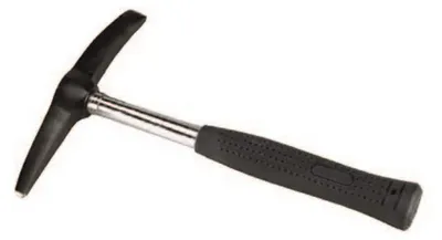 Lötkolben 400 g, flache Stahlspitze, schwarz