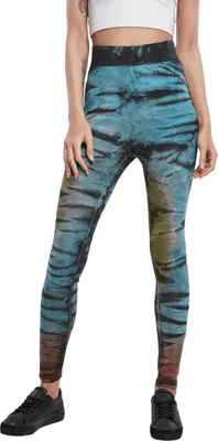 Produktbild von Urban Classics Ladies - Tie Dye High Waist Leggings - XL