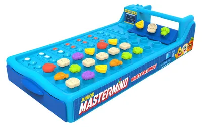 Produktbild von Goliath Mastermind Junior Spiel – Code knacken mit 3 Schwierigkeitsstufen für Kinder