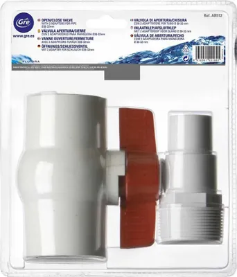 Produktbild von Gre AR512, Sicherheitsventil, Rot, Weiß, 3,2 cm, 3,8 cm, 472 g, Sichtverpackung