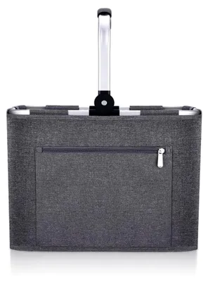 Produktbild von Faltbarer Einkaufskorb 30L mit gepolsterten Griffen - Praktischer Klappkorb für Picknick, Reisen und Einkaufen