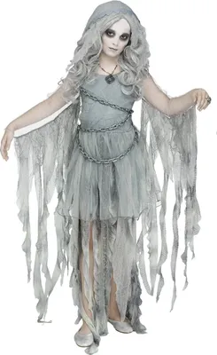 Produktbild von Geisterprinzessin - Horror Halloween Kostüm Kinder Kindergröße: 128-140