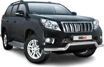 Obrázok produktu pre Ochranná lišta predného nárazníka pre Toyota Land Cruiser 150 2010-2013 Silver ABE