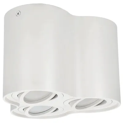 Produktbild von Reflektor natynkowy Oświetlenie natynkowe SKAND 3 WHITE 3xGU10 Lampa sufitowa okrągła biała potrójna EDO777106 EDO