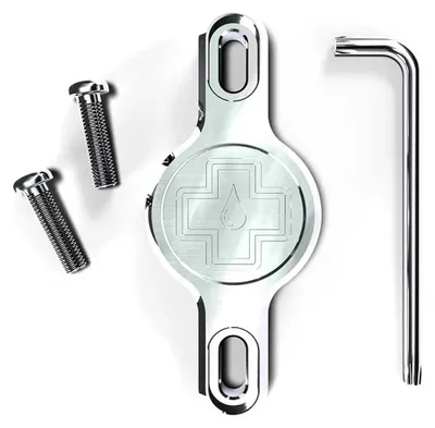 Image de Support de localisateur Muc-Off Secure, couleur argent, taille unique