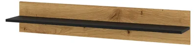 Zdjęcie produktu dla Homlando Półka ANETTE A 115 cm dąb artisan/czarny mat