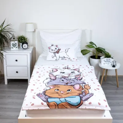 Produktbild von Aristocats Kleinkind Bettbezug Friends - 100 x 135 cm - Baumwolle