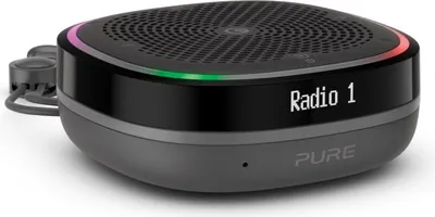 Produktbild von Pure StreamR Splash tragbarer Bluetooth Lautsprecher DAB Digital Radio Alexa LED