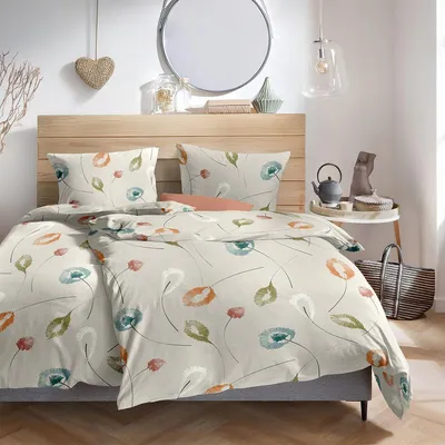 Produktbild von Hahn Biber Bettwäsche Aelys multi 135x200 cm + 80x80 cm