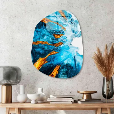 Produktbild von Wallity, UV-1084 - 50 x 70, Dekorative Malerei aus gehärtetem Glas, Mehrfarbig, 100 % gehärtetes Glas, 50 x 70 cm