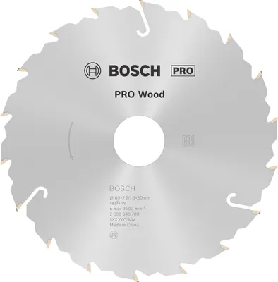 Produktbild von PRO Wood Kreissägeblatt, 165 x 2,2 x 30 mm, Z18
