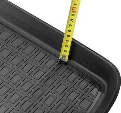 Image de Tapis De Coffre en Caoutchouc TPE Pour Kia Sportage NQ5 Depuis 2022, Bord Haut, Noir, Antidérapant, Toutes Saisons
