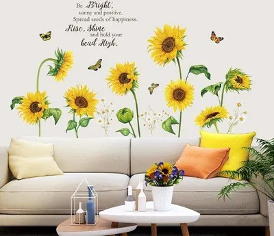Productafbeelding van Famanu Wandstickers - Wanddecoratie voor woonkamer, slaapkamer en meer, 2 stuks