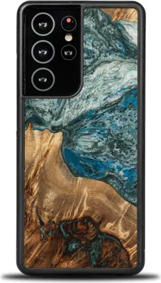 Produktbild von Bewood Einzigartige Hülle für Samsung Galaxy S21 Ultra - Planeten - Erde