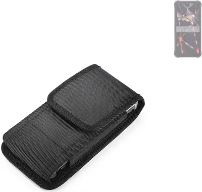 Produktbild von Holster Gürteltasche kompatibel mit Cubot KingKong 8 Holster Gürtel Tasche wasserabweisend Handy Hülle Schutz Hülle Outdoor schwarz K-S-Trade
