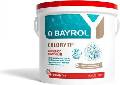 Produktbild von BAYROL Chloryte® 5 kg Anorganisches Chlorgranulat mit 70 % Aktivchlorgehalt  | Eimer (5000 g)